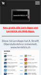 Mobile Screenshot of lernklick.ch